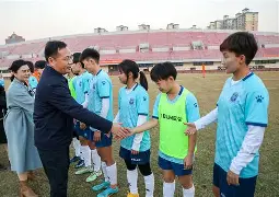 桂林女足勇者无惧!战罢赛场追求胜利